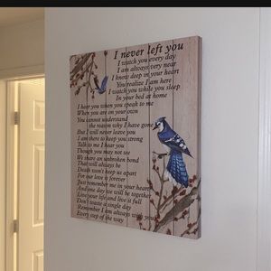 “ I never left you “ Canvas